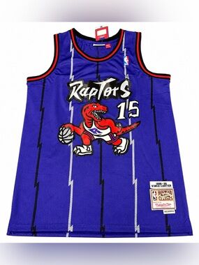 Mitchell & Ness Purple Toronto Raptors Vince Carter #15 Jersey